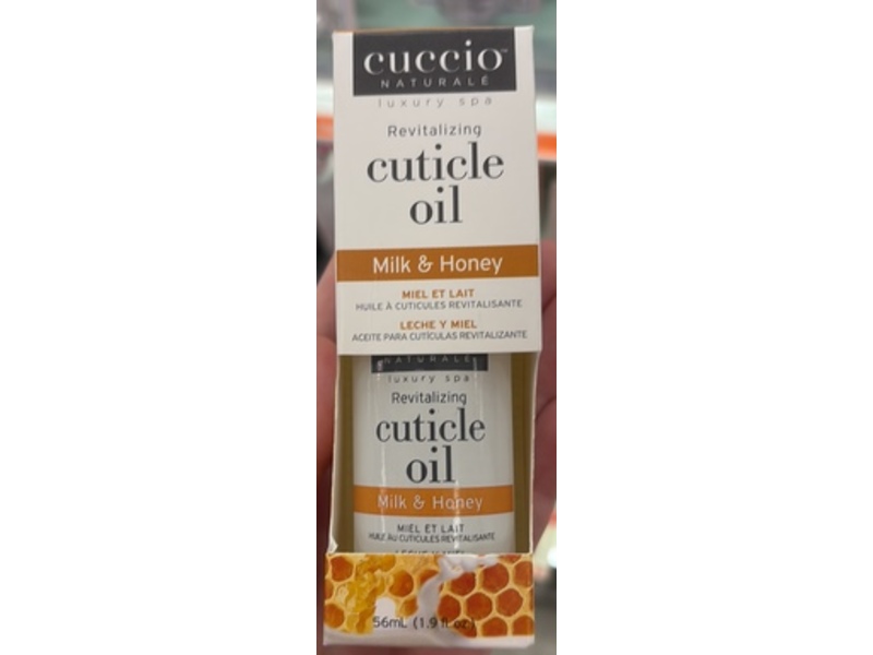 Cuccio Naturale Revitalizing Cuticle Oil, Milk & Honey, 1.9 fl oz/56 mL