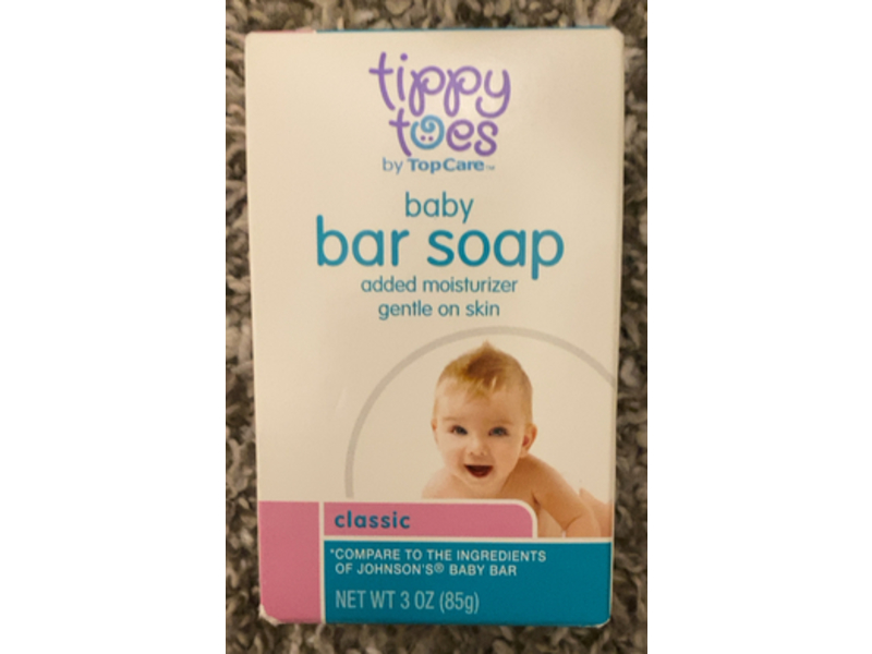 Tippy Toes Baby Bar Soap, Classic, 3 oz/85 g