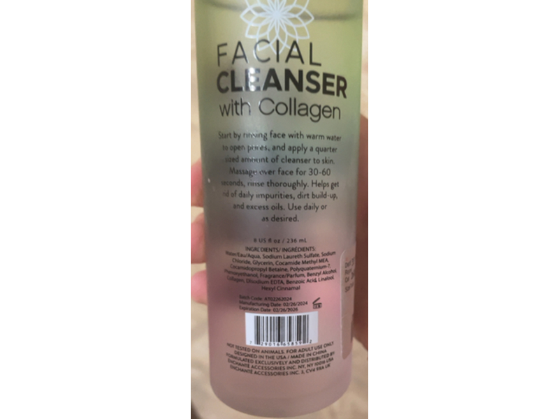 Clinical Works Facial Cleanser, Collagen, 8 fl oz/236 mL