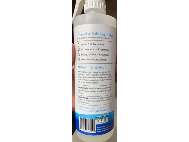 Mabel Clean Maintenance Bathroom Cleaner, 16 fl oz