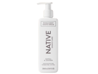 Native Whole Body Shave Cream, Santal & Leather, 7.6 fl oz/224.8 mL - thumbnail 1