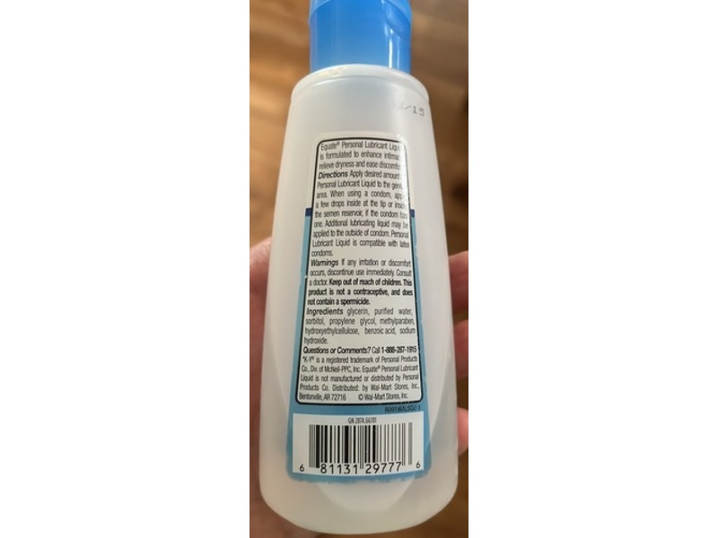 Equate Personal Lubricant Liquid, 5 oz/ 142 g