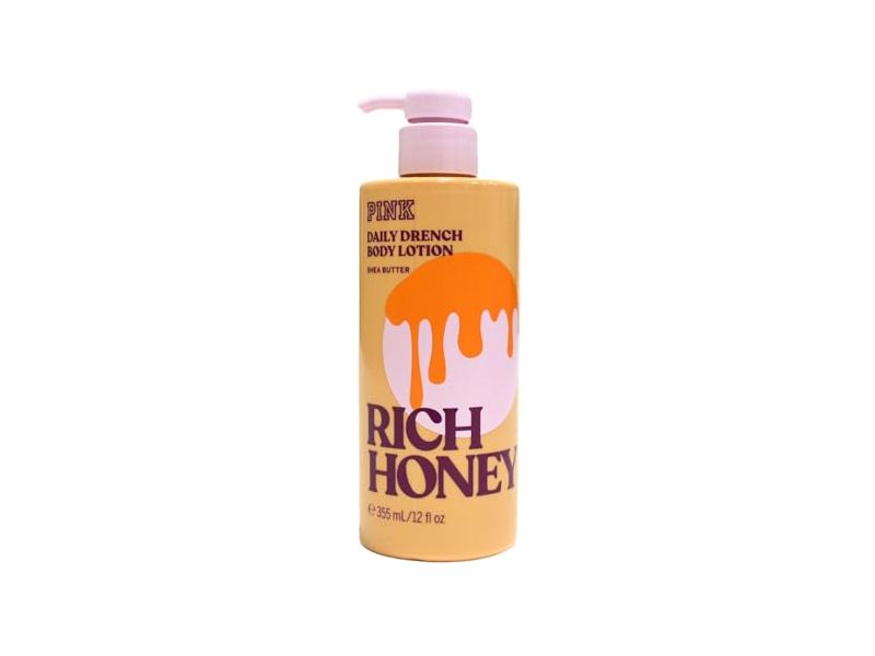 Victoria's Secret Pink Daily Drench Body Lotion, Rich Honey, 12 fl oz/355 mL