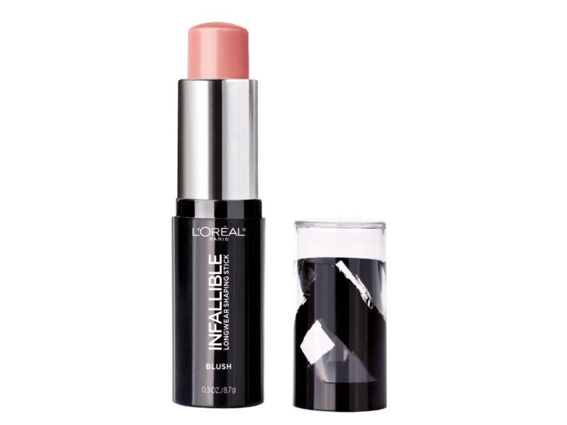 L'Oreal Paris Infallible Longwear Shaping Blush Sticks, 45 Sexy Flush, 0.3 oz/8.7 g