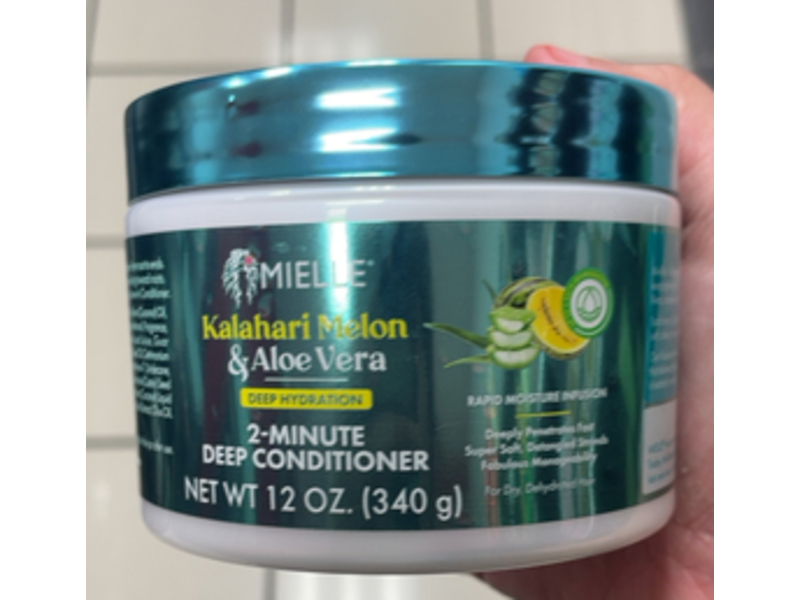 Mielle Organics Deep Conditioner, Kalahari Melon & Aloe Vera, 12 oz/340 g
