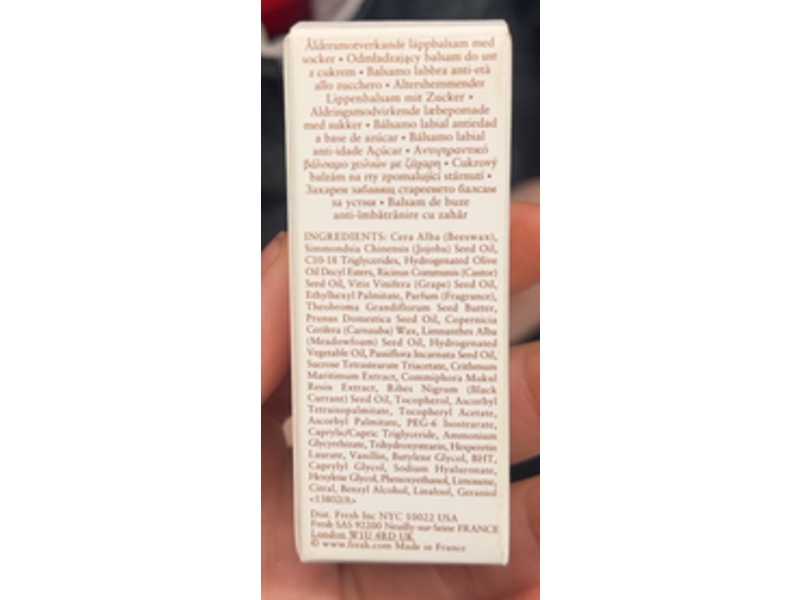 Fresh Sugar Advanced Therapy Lip Treatment, 0.15 oz/4.3g