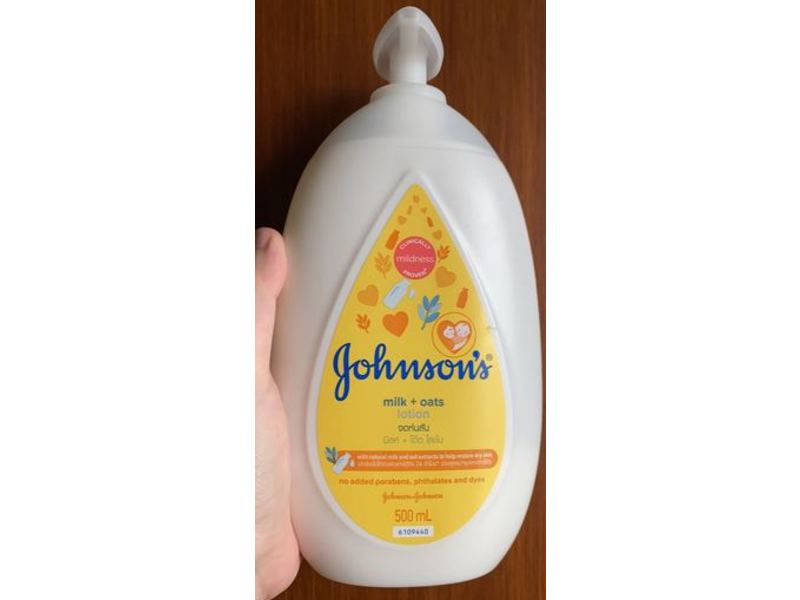 Johnson's Baby Lotion, Milk + Oats, 500 mL