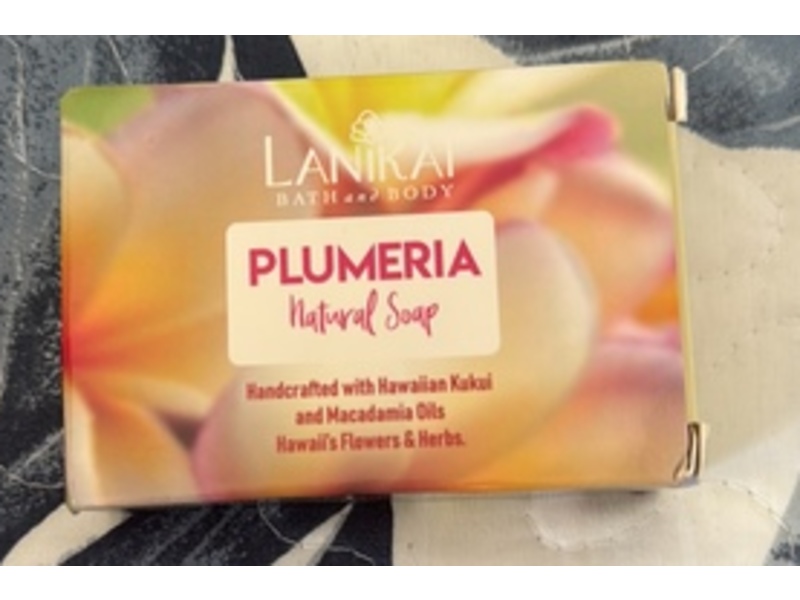 Lanikai Plumeria Natural Soap, 4.5 oz