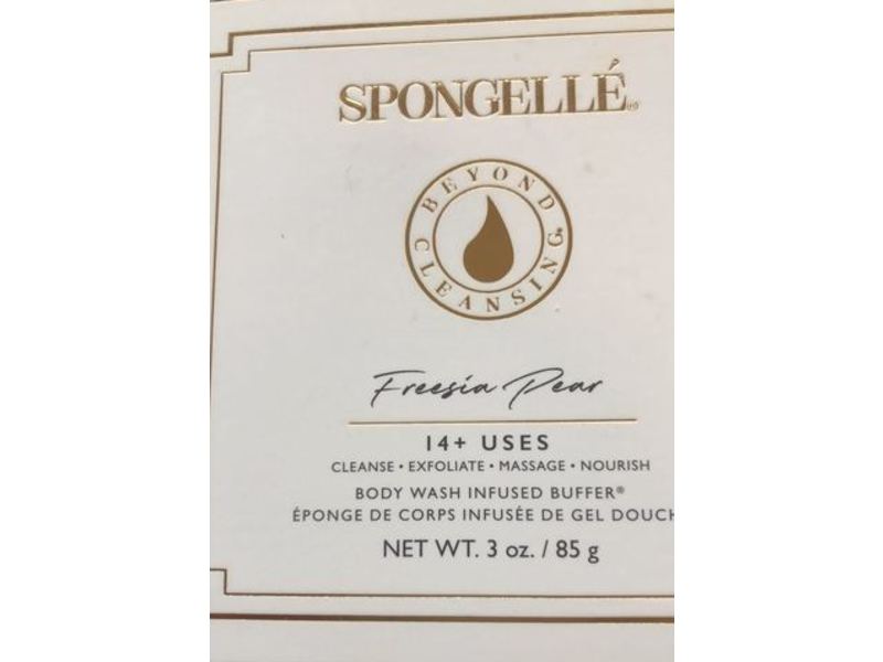 Spongelle Body Buffer, Freesia Pear, 3 oz/85 g