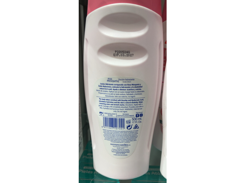 Instituto Espanol Rosa Mosqueta Body Lotion, 17 fl oz/500 mL