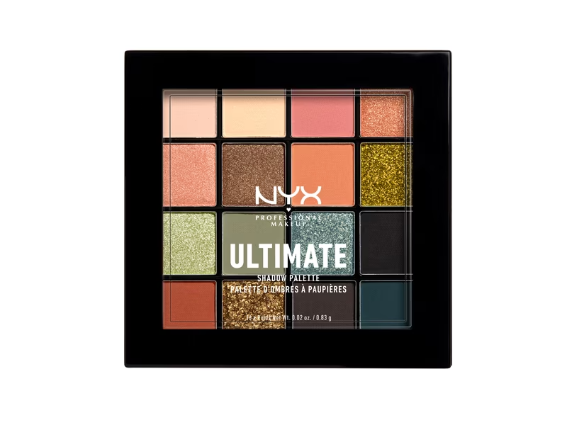 NYX Professional Makeup Ultimate Shadow Palette, Utopia, 0.02 oz/0.83 g