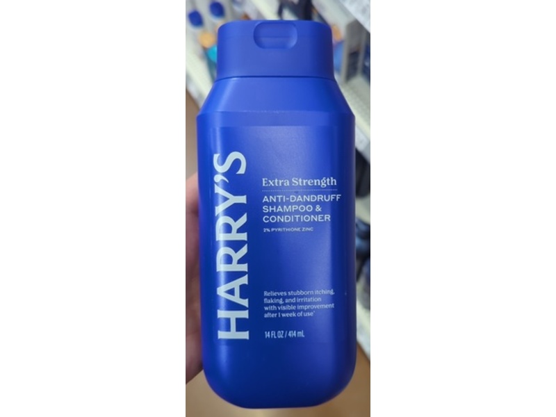 Harry's Anti-Dandruff Shampoo & Conditioner, 2% Pyrithione Zinc, 14 fl oz/414 mL