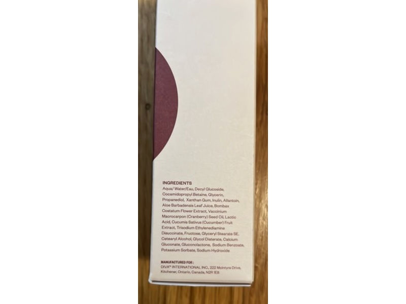 Diva The Cleanser Nourishing Vulva Wash, 5 fl oz/150 mL