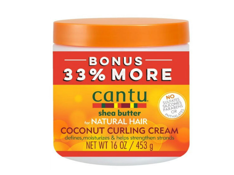 Cantu Coconut Curling Cream, Shea Butter, 16 oz/453 g