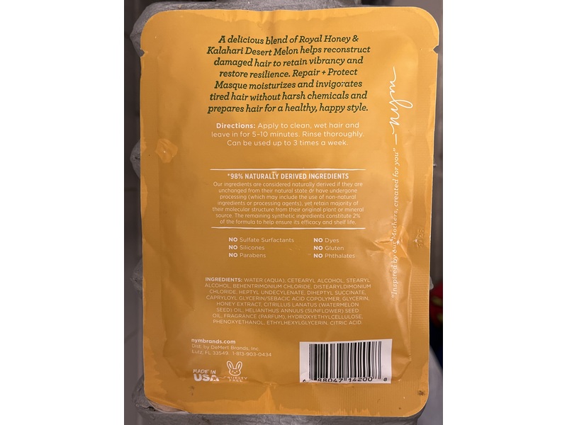 Not Your Mother's Naturals Repair + Protect Butter Masque, Royal Honey & Kalahari Desert Melon, 1.75 oz/52 mL