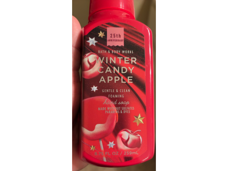 Bath & Body Works Gentle & Clean Foaming Hand Soap, Winter Candy Apple, 8.75 fl oz / 259 mL