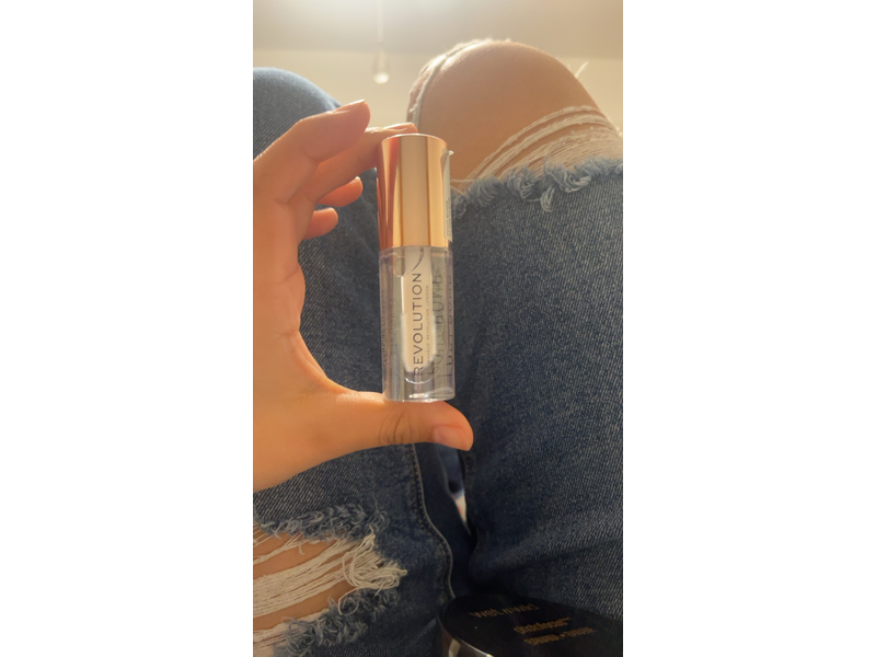 Revolution Pout Bomb Plumping Lip Gloss, Glaze, 0.13 fl oz/4 mL