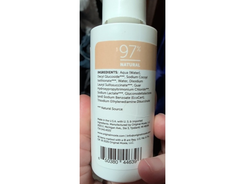 Original Moxie Curl Basics Shampoo, 2 fl oz/59 mL