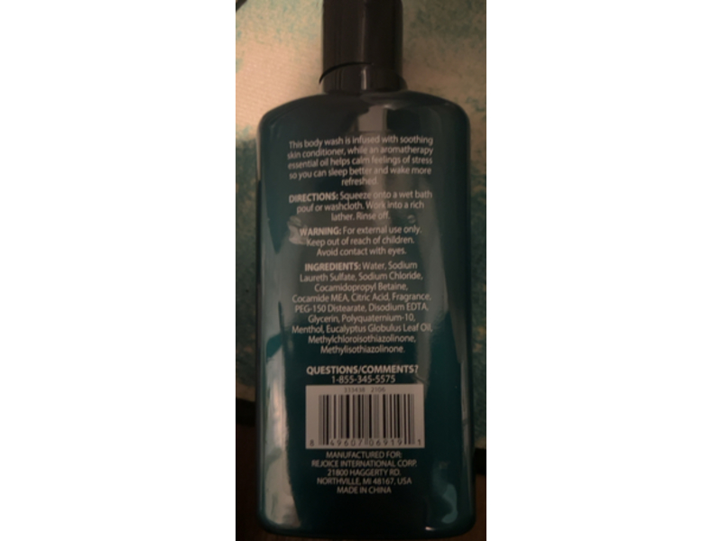 SPA Luxury Relax Refreshing Body Wash & Foaming Wash, Mint Eucalyptus, 14 fl oz/414 mL