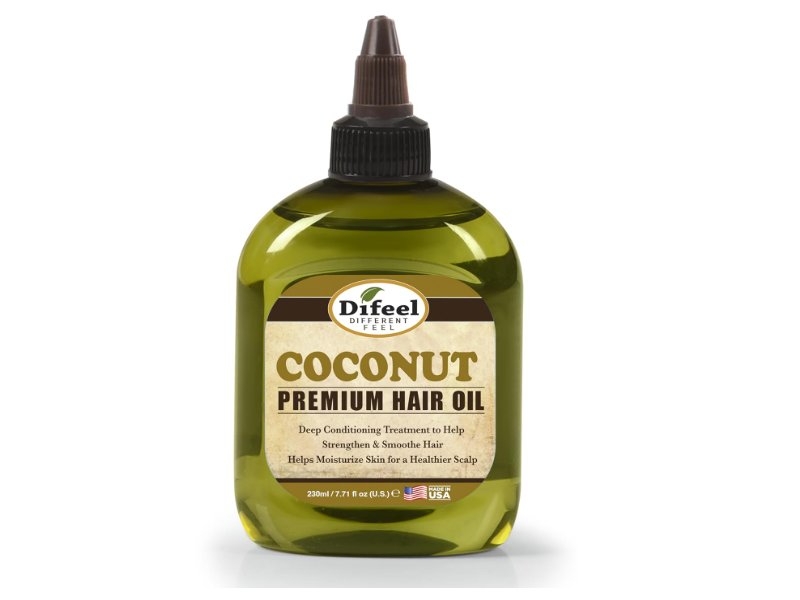 Difeel Premium Natural Hair Oil, Coconut, 7.1 fl oz /210 mL