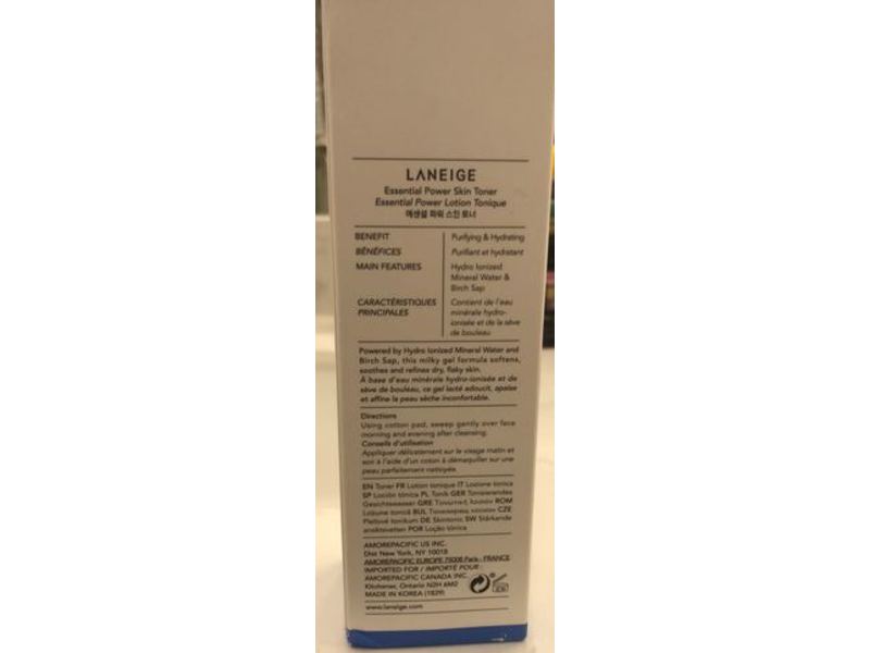 Laneige Essential Power Skin Toner, 6.7 fl oz/200 mL