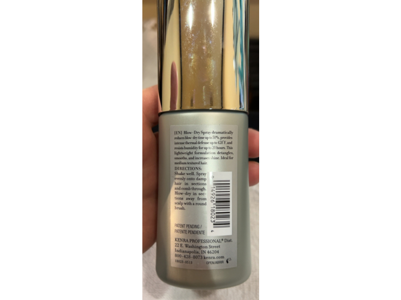 Kenra Professional Platinum Blow-Dry Spray, 3.4 fl oz/100 mL