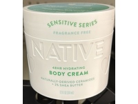 Native Sensitive Series Body Cream, Fragrance Free, 12 fl oz/354 mL - thumbnail 2