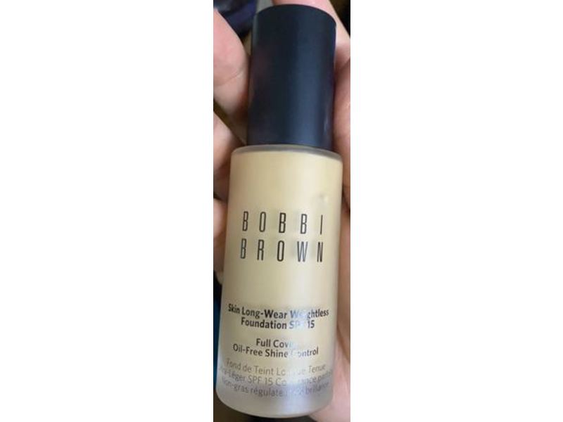 Bobbi Brown Skin Long-Wear Weightless Foundation, SPF 15, Warm Sand (2.5), 1 fl oz/30 mL