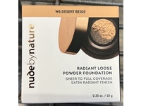 Nude by Nature Radiant Loose Powder Foundation, W6 Desert Beige, 0.35 oz/10 g - thumbnail 2