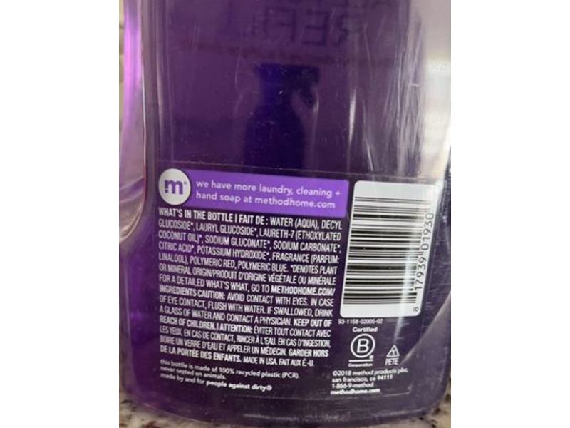 Method All-Purpose Cleaner Refill, French Lavender, 68 fl oz/2 L