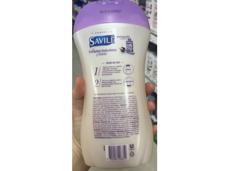 Savile Shampoo, Hyaluronic Complex, 510 mL