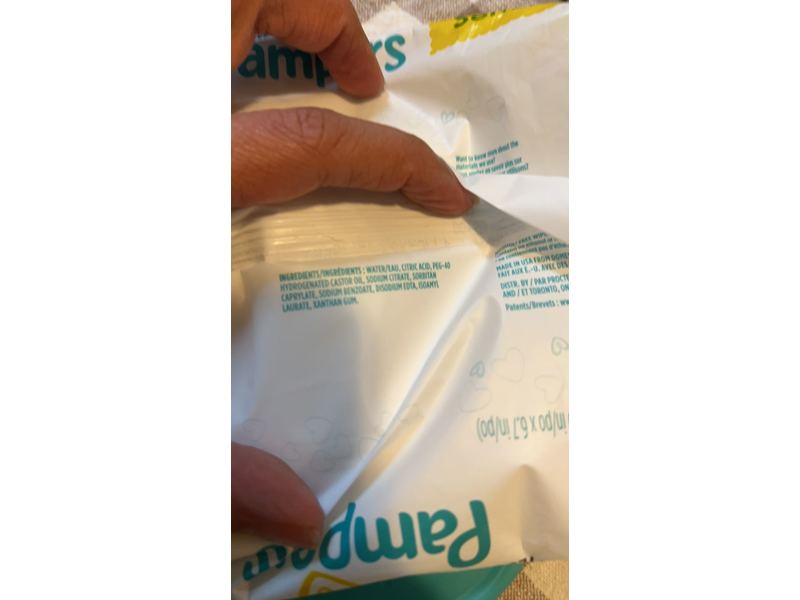Pampers Sensitive Wipes, Fragrance Free