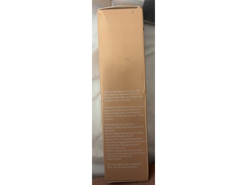 Barubt Foundation Medium Spectrum Sunscreen Serum, SPF 50, 1.4 fl oz/40 g