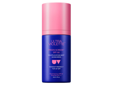 Ultra Violette Preen Screen Reapplication Mist Skinscreen, SPF 50 PA++++, 1.7 fl oz/50 mL