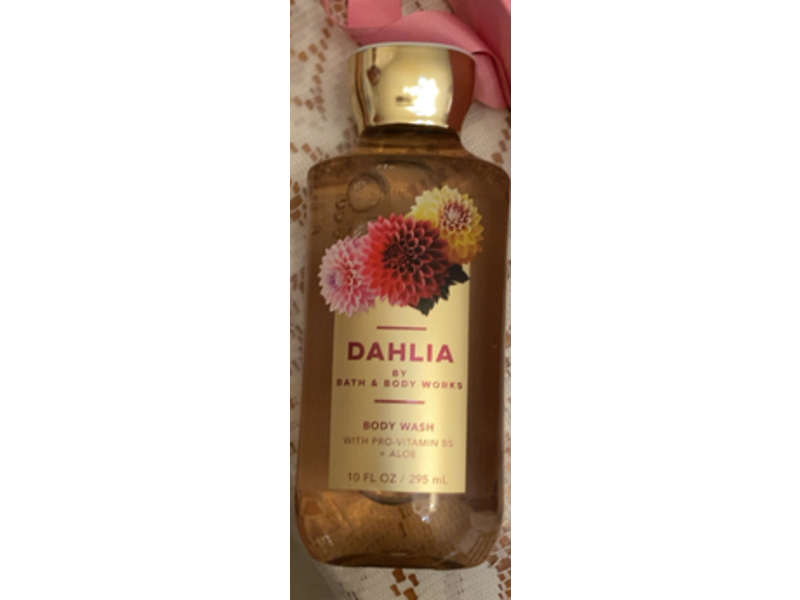 Bath & Body Works Dahlia Body Wash, Pro-Vitamin B5 + Aloe, 10 fl oz/295 mL