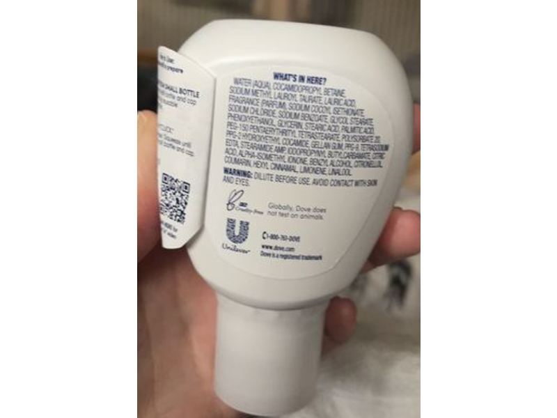 Dove Daily Moisture Concentrate Body Wash Refill, 4 fl oz/118 mL