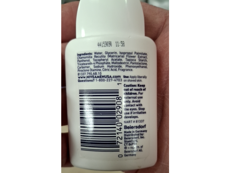 Nivea Men Sensitive Soothing Post Shave Balm, Chamomile Extract, 1 fl oz/30 mL