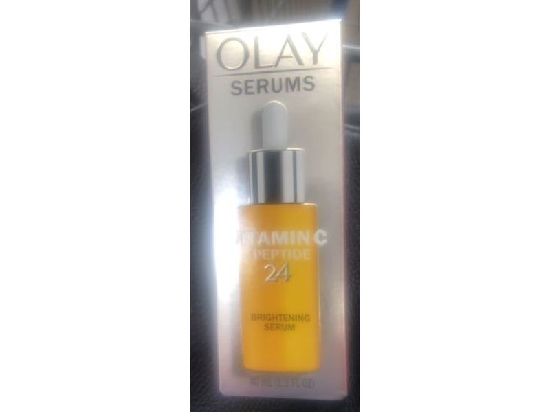 Olay Brightening Serum, Vitamin C + Peptide 24, 1.3 fl oz/40 mL