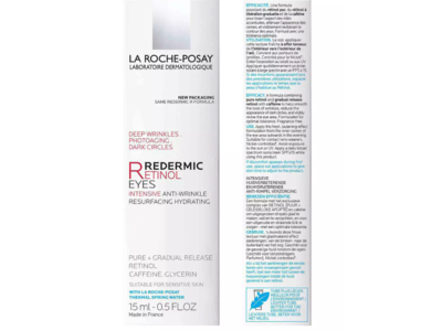 La Roche-Posay Redermic Anti-Ageing Anti-Wrinkle Eye Cream, 15 mL