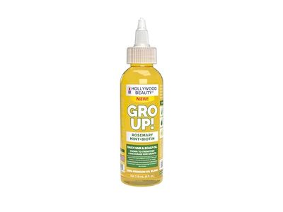 Hollywood Beauty Gro Up! Daily Hair & Scalp Oil, Rosemary, Mint & Biotin, 4 fl oz/118 mL
