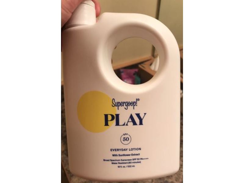 Supergoop! Play Everyday Lotion, SPF 50, Sunflower Extract, 18 fl oz/532 mL