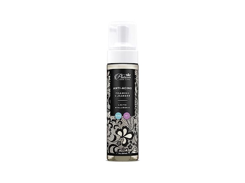 Platinum Skin Care Anti-Aging Foaming Cleanser, 7 oz/207 mL