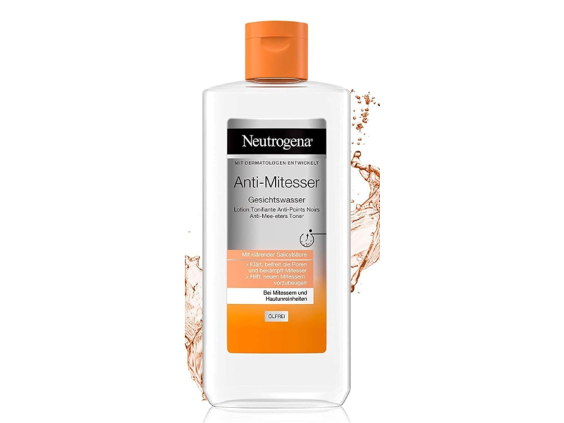 Neutrogena Anti-Blackhead Eliminating Toner, Salicylic Acid, 200 mL, Pack Of 2