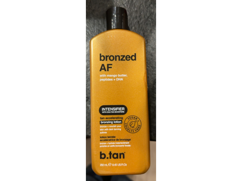b.tan Bronzed AF Tan Accelerating Bronzing Lotion, 8.45 fl oz/250 mL