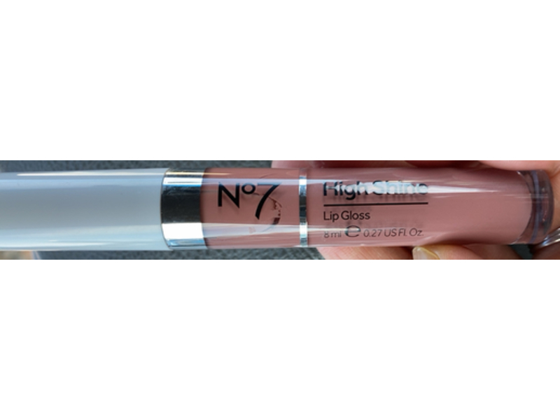 No7 High Shine Lip Gloss, Desert Rose, 0.27 fl oz/8 mL