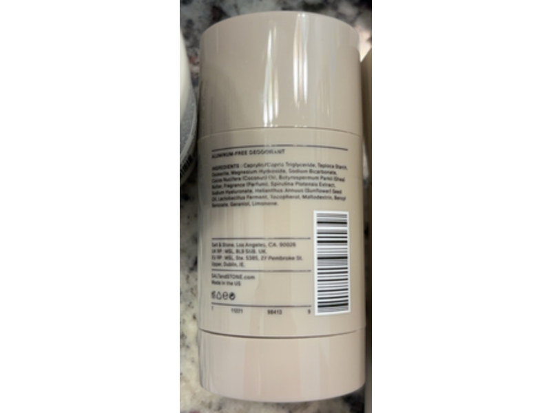 Salt & Stone Deodorant, Santal & Vetiver, 1 oz/28 g