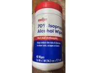 Meijer Isopropyl Alcohol Wipes, 40 Count - thumbnail 2
