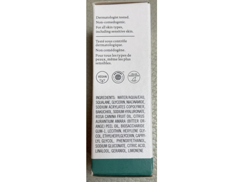 Biossance Squalane + Phyto-Retinol Serum, 0.33 fl oz/10 mL