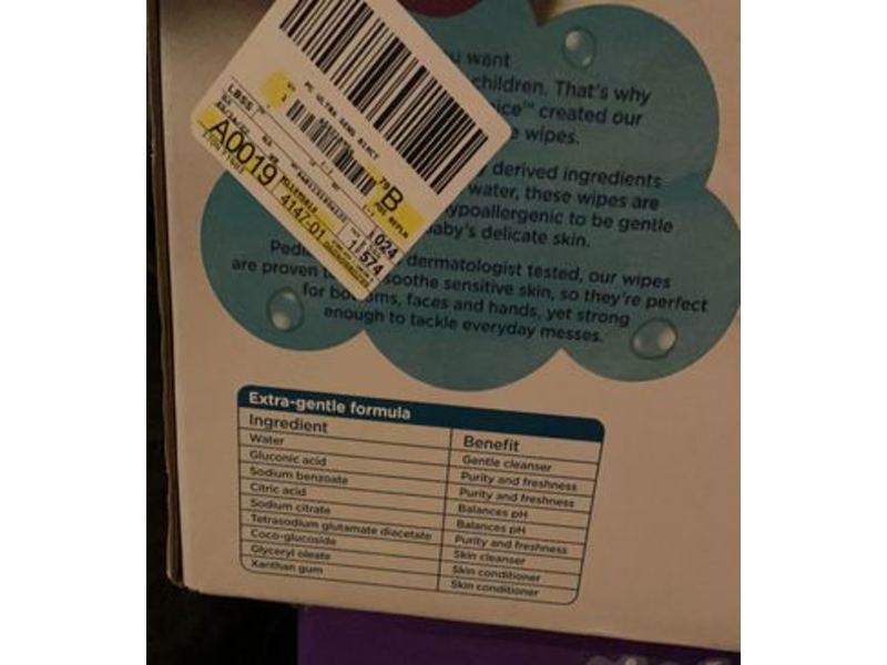 Parent's Choice Ultra Sensitive Wipes, Fragrance Free, 810 Wipes