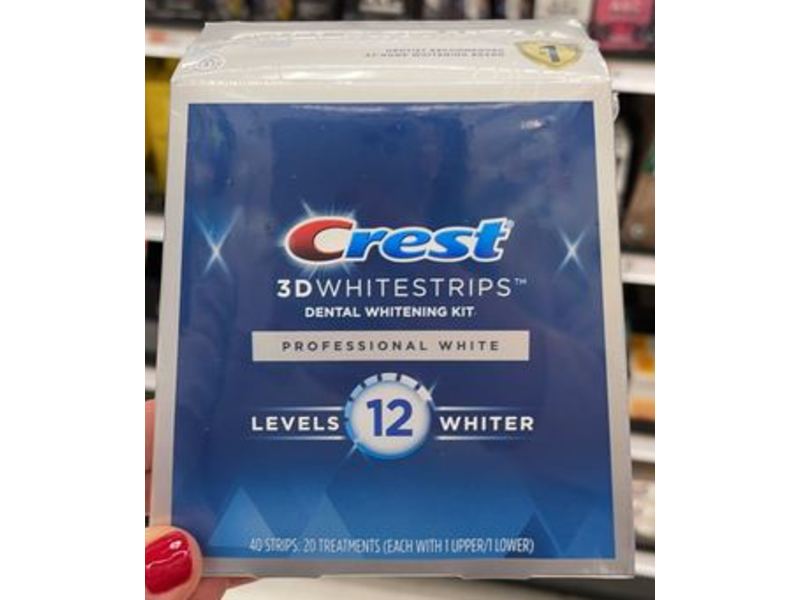 Crest 3D Whitestrips Dental Whitening Kit, 40 Count